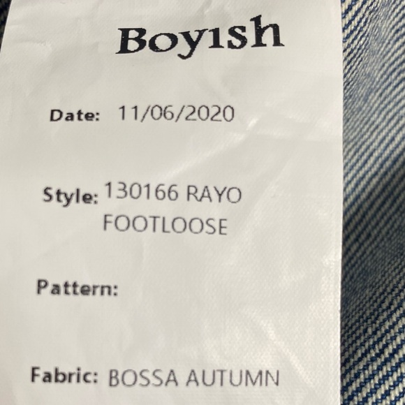 Boyish 26 Rayo Footloose Wide Leg Jeans NWOT - Picture 7 of 7